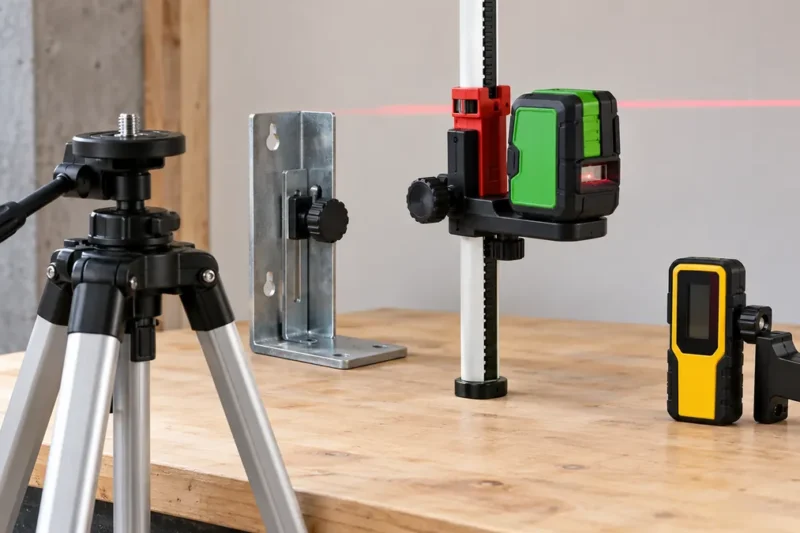 How to Mount a Laser Level and Match Its Accessories