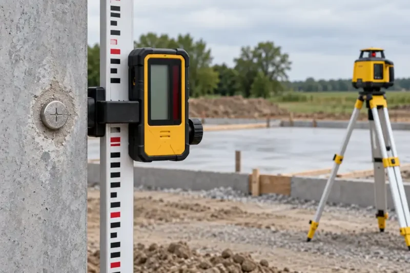 How to Use a Rotary Laser Level: Setup, Benchmarks, and Receiver Readings